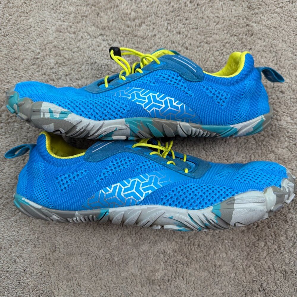 Whitin Barefoot Shoes Mens 11 Blue Water Excursion Hiking Trailrunner Wide Toe - Picture 7 of 8